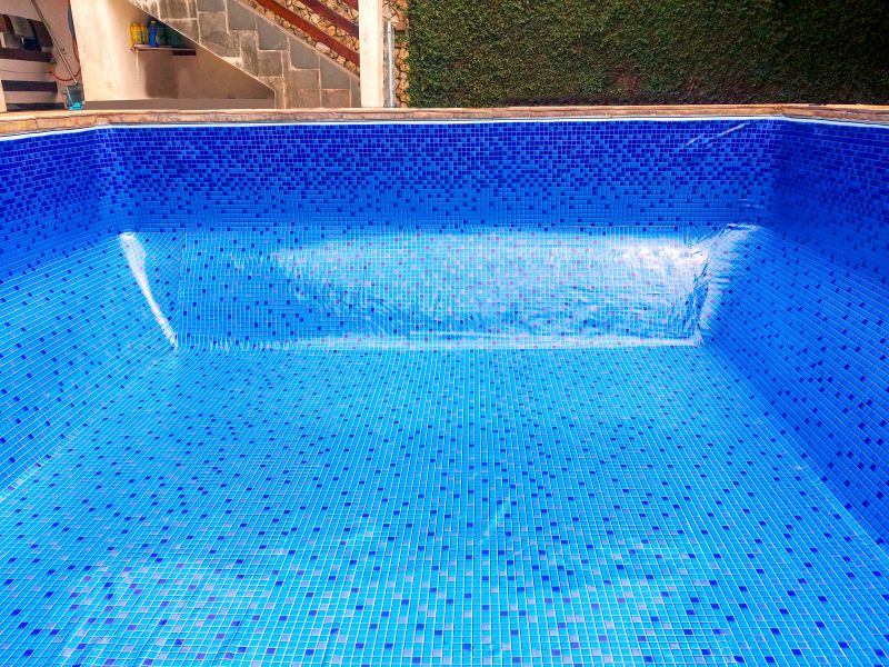Finished Pool Liner Setup